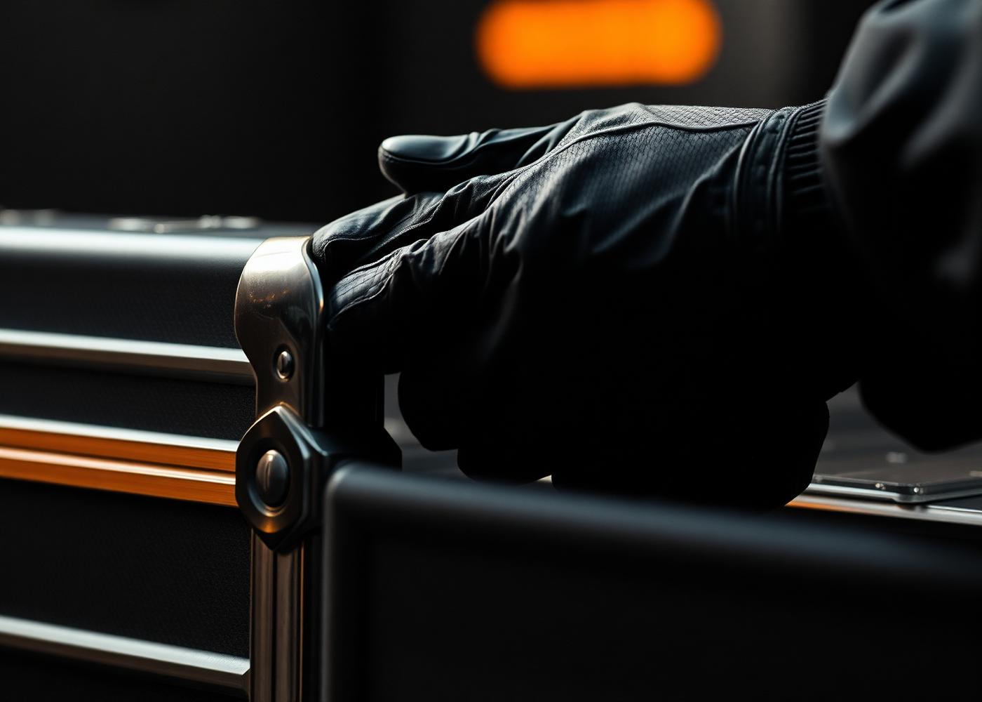 Consegna protetta di una valigia blindata per trasporto valori